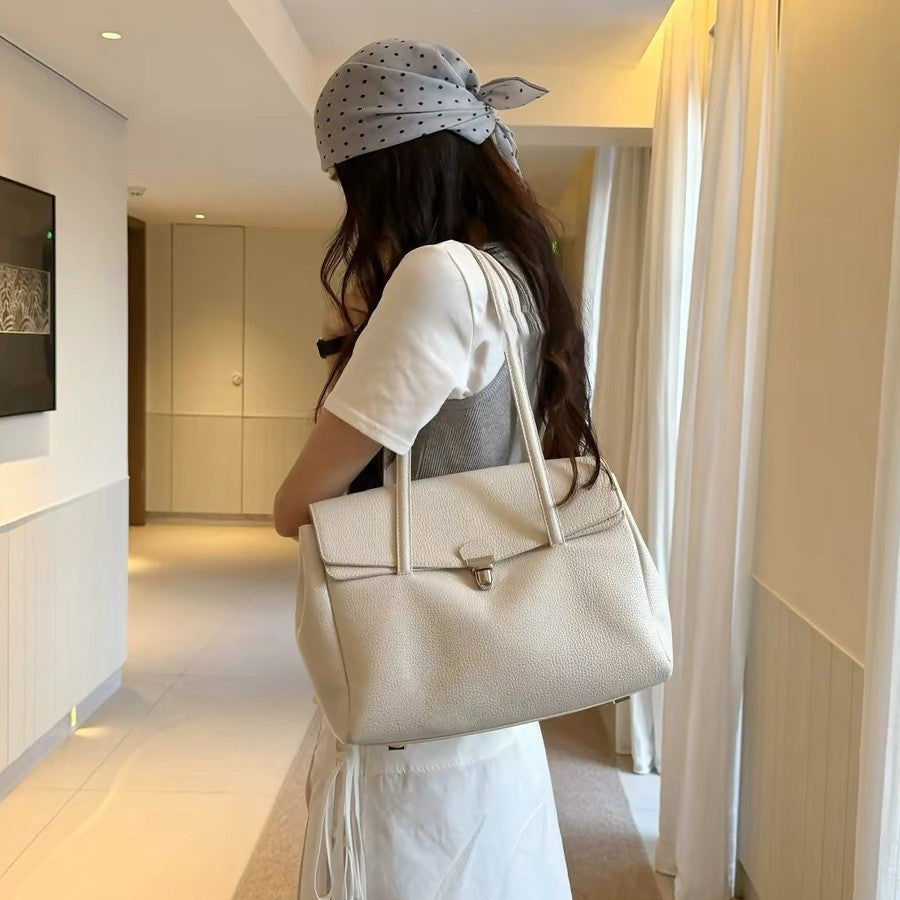 Women's Korean Style Flip Temperament Commute Underarm Women's Shoulder Bag