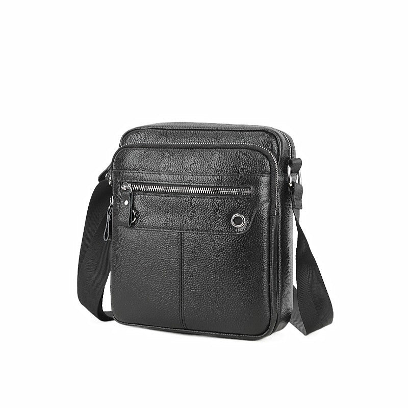 Men's First Layer Cowhide Leather Large Capacity Men's Messenger Bags