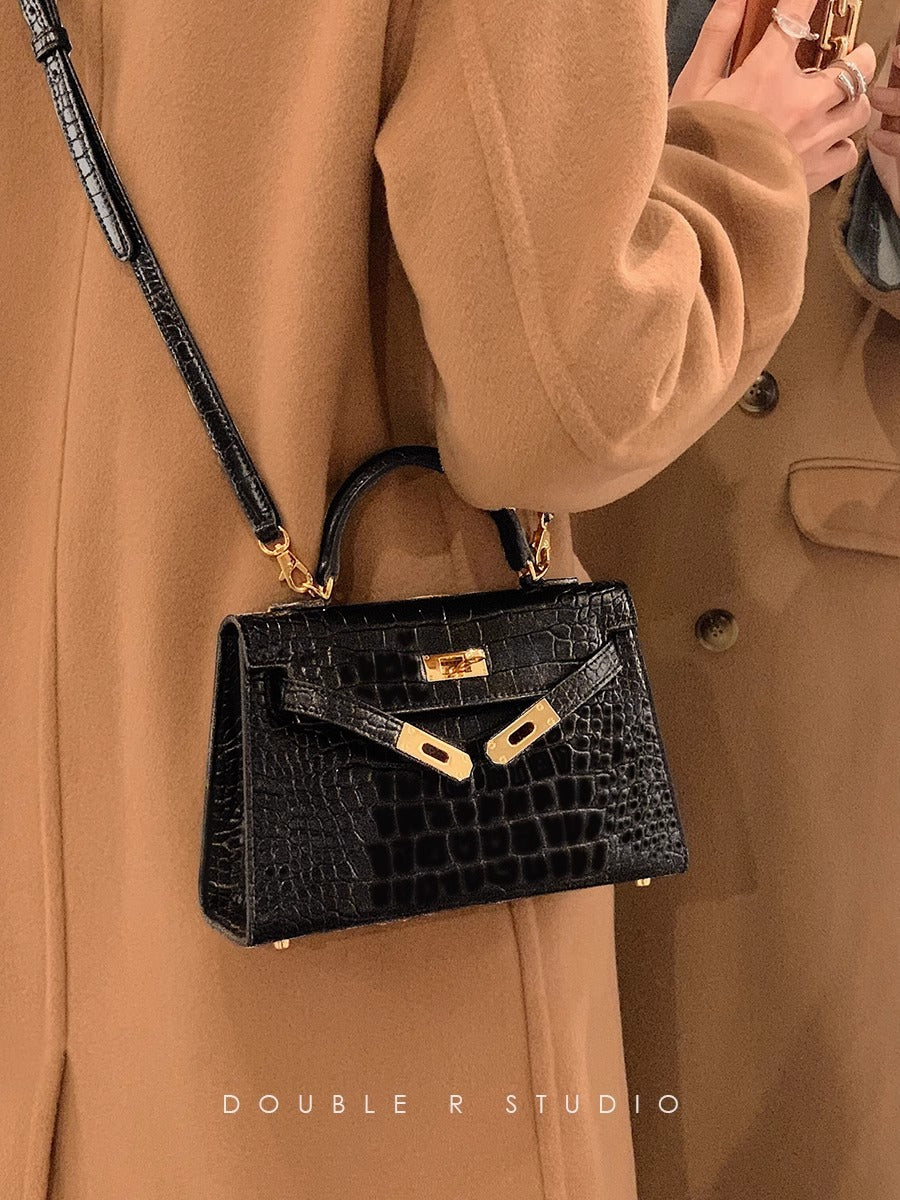 Pattern Cattle Leather Mini Second Generation Callie Women's Handbag