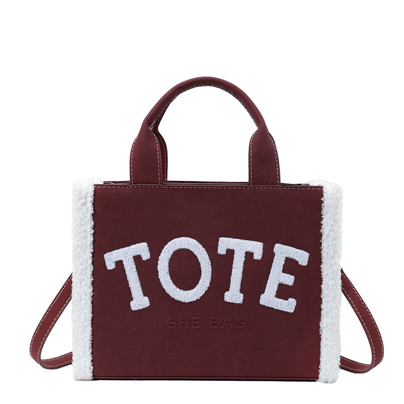 Pretty Classic Slouchy Letter Temperament Wild Women's Shoulder Bag