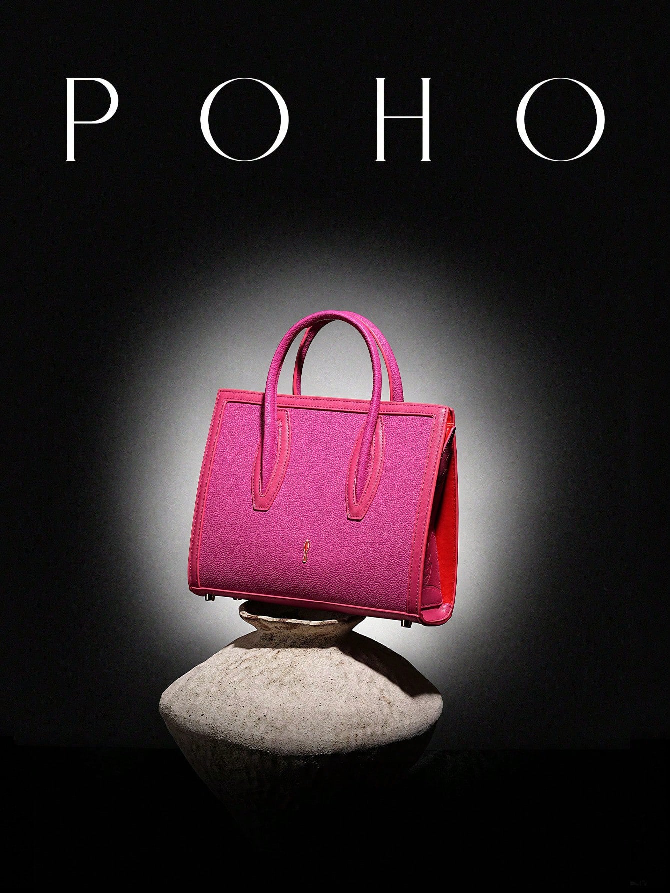 Women's Source Retro Trendy High Quality Fashion Banquet Rivet Tote Bag
