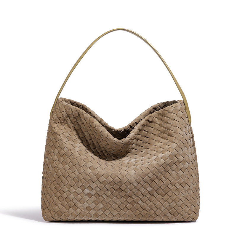 Women's Large Capacity Hand-woven Light Luxury High-grade Bags