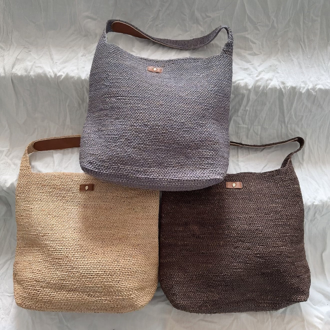 Women's Raffia Woven Summer Seaside Vacation Bucket Bags