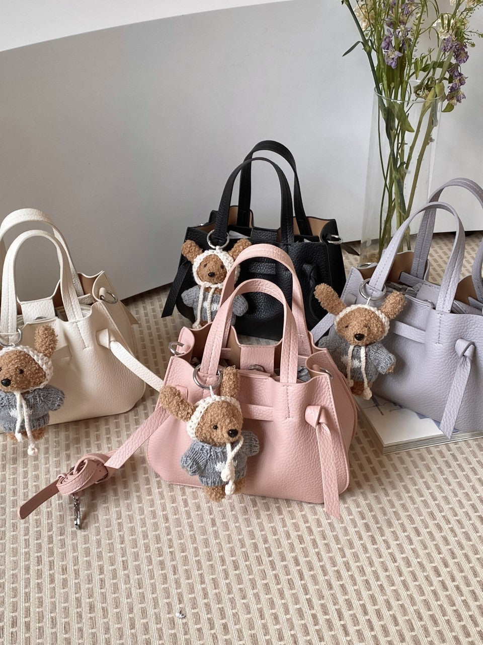 Retro Lychee Pattern Minority Fashion Western Women's Handbag