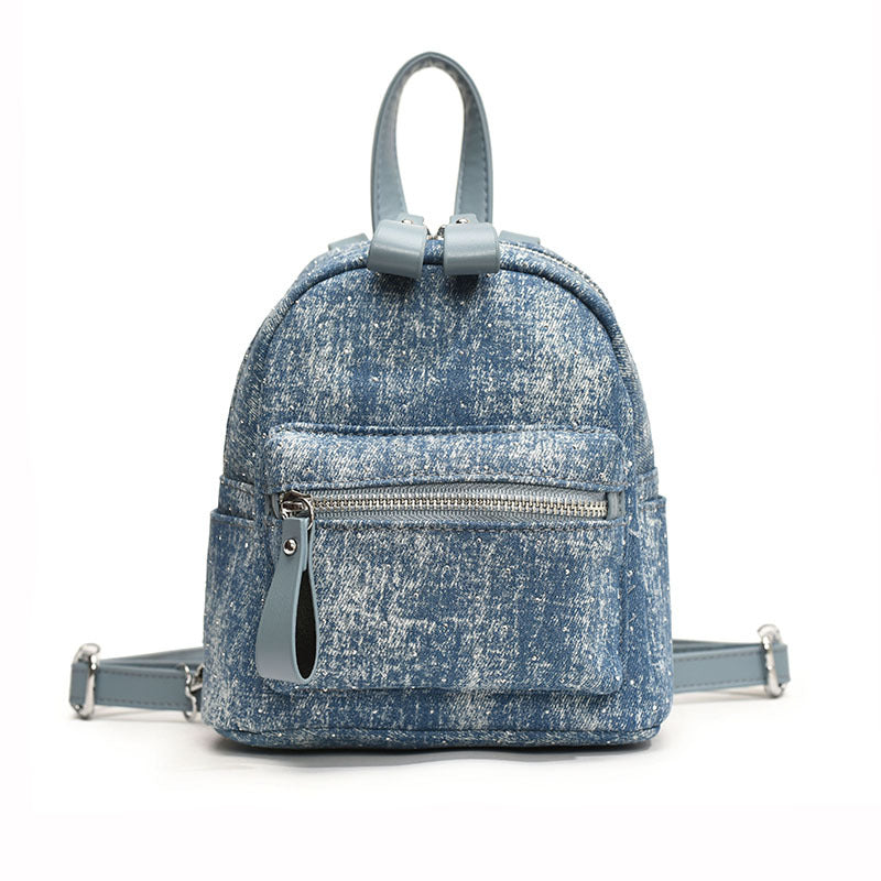 Women's Class Female Korean Fashion Denim Trendy Summer Women's Backpack