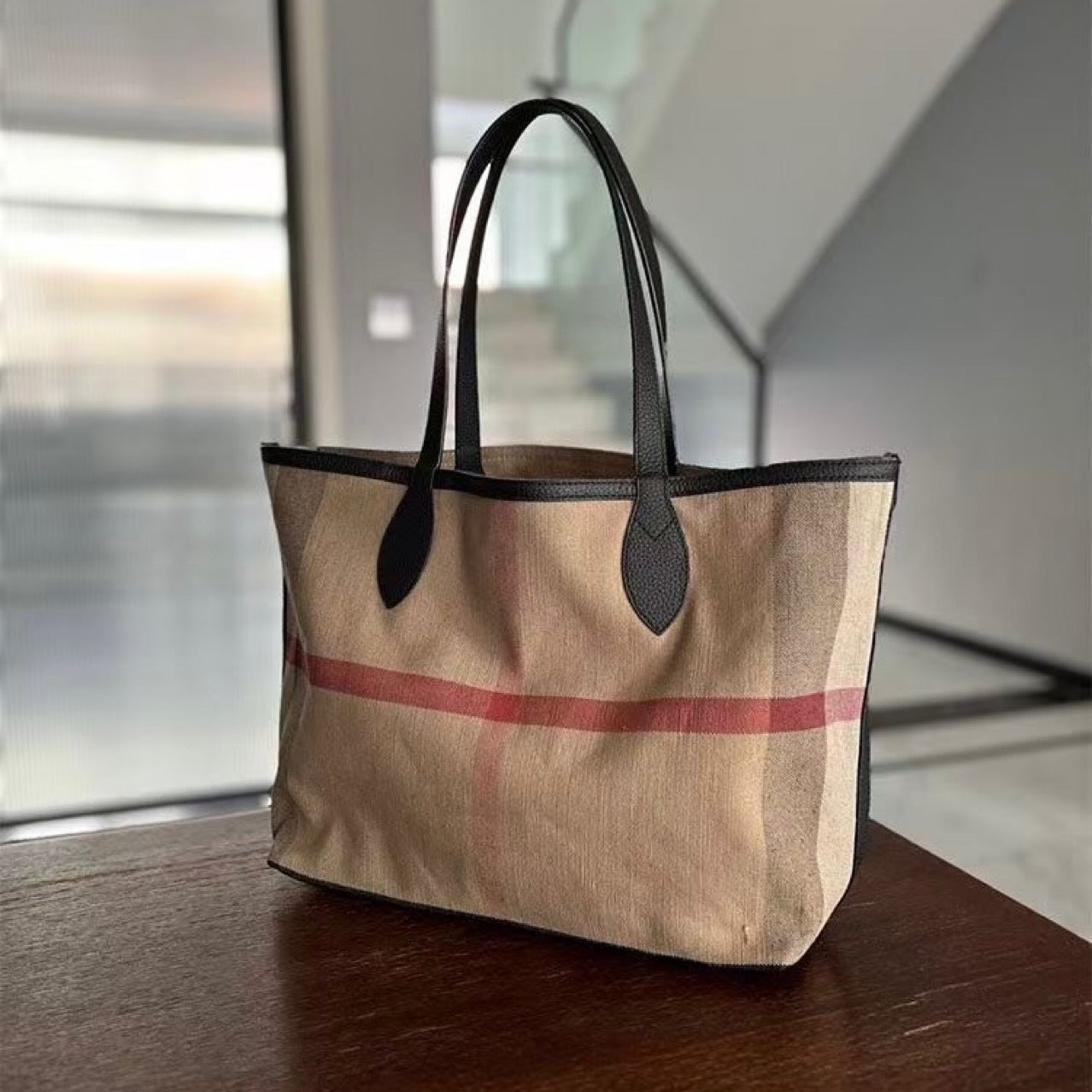 Handmade Shopping With Cowhide Jute Simple Women's Shoulder Bag