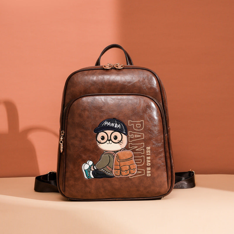 Source Cartoon Design Large Capacity Versatile Women's Backpack