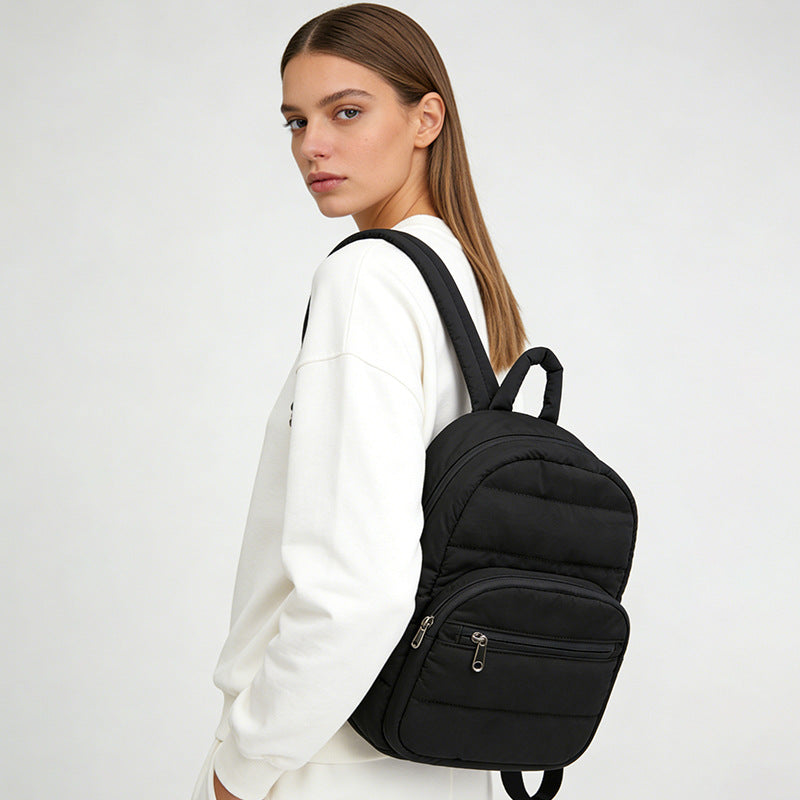 Quick Hair Soft Down Daily Commute Leisure Backpack