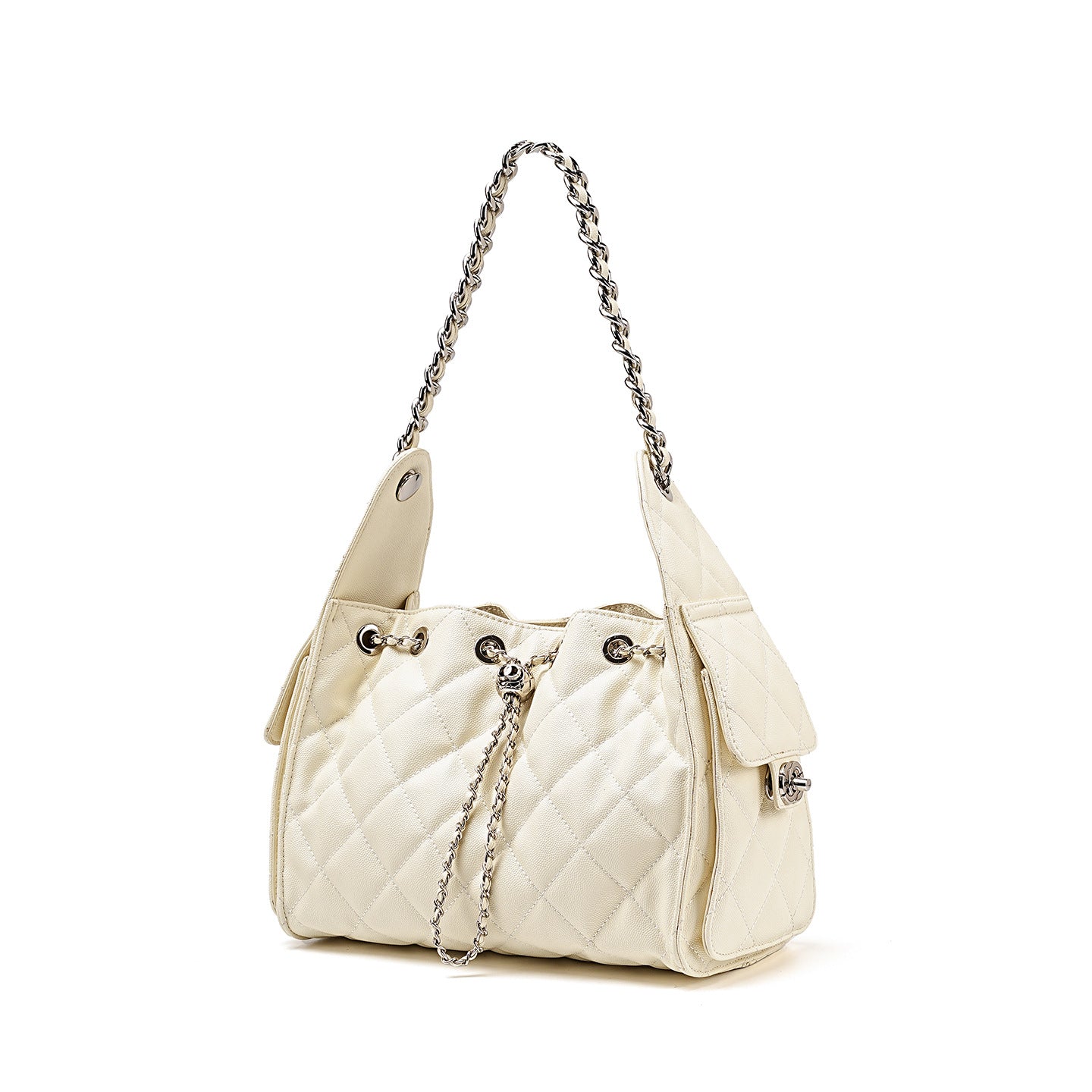 Women's Pattern Large Capacity Hobo Drawstring Chain Women's Messenger Bag