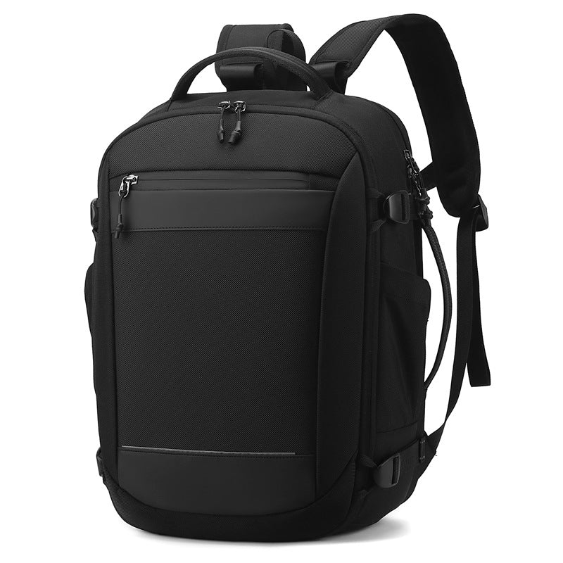 Classic Graceful Men's Oxford Multifunctional Rechargeable Business Backpack
