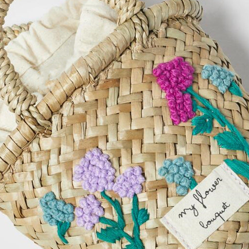 Women's & Children's Summer Mini Cute Basket Hand-woven Embroidered Women's Messenger Bag