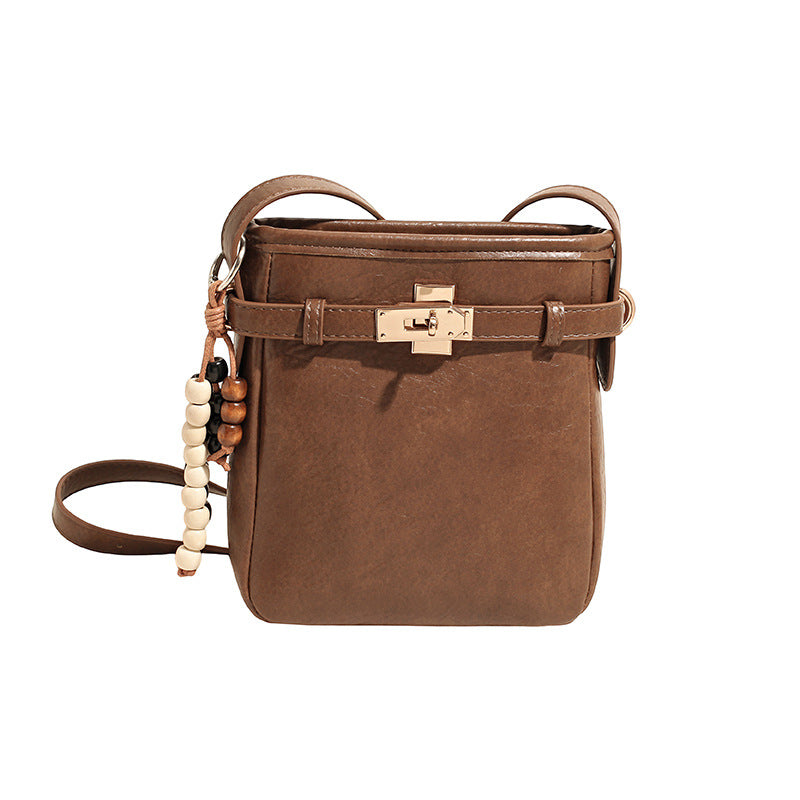 Women's Trendy Wild Retro High-grade Design Western Style Bucket Bag