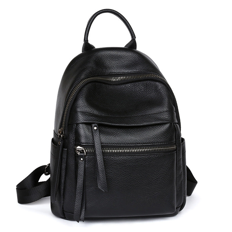 Women's Leather Fashion First Layer Cowhide Large Capacity Bags