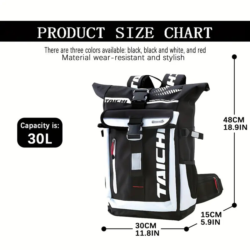 Trendy Motorcycle Multifunctional Riding Large Capacity Backpacks
