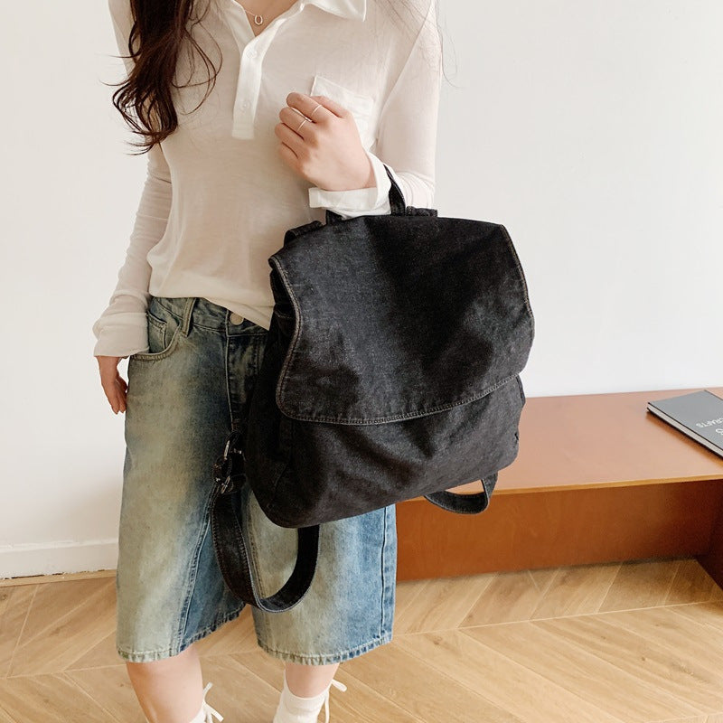 Popular Women's Denim Pillow Niche Street Bags