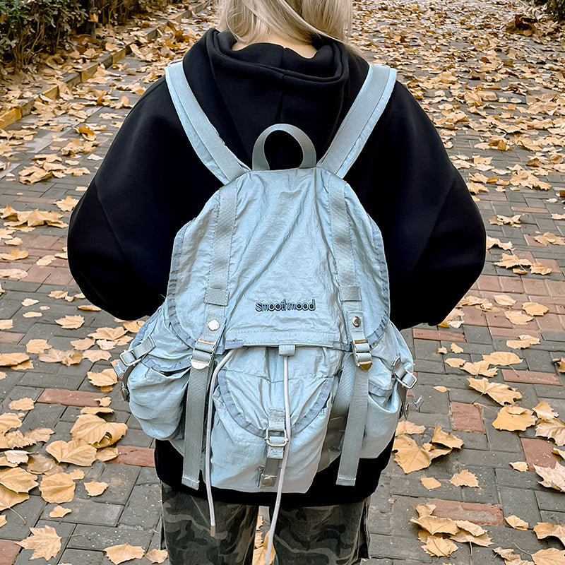 Large Capacity Nylon Lightweight Camp Hiking Leisure Backpack