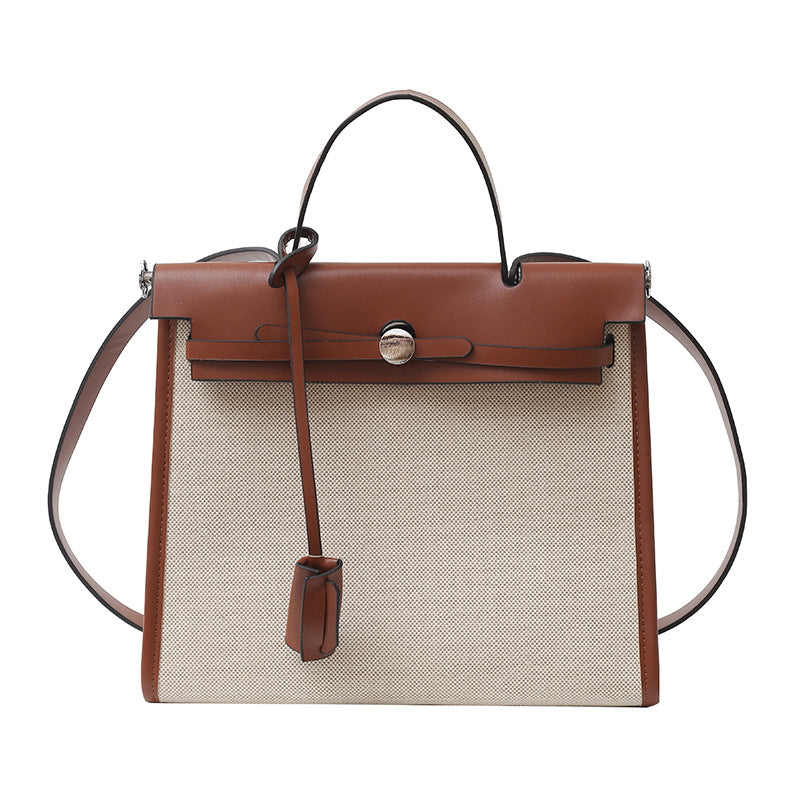 Women's Fashion Kelly Canvas High-grade Retro Trendy Bags