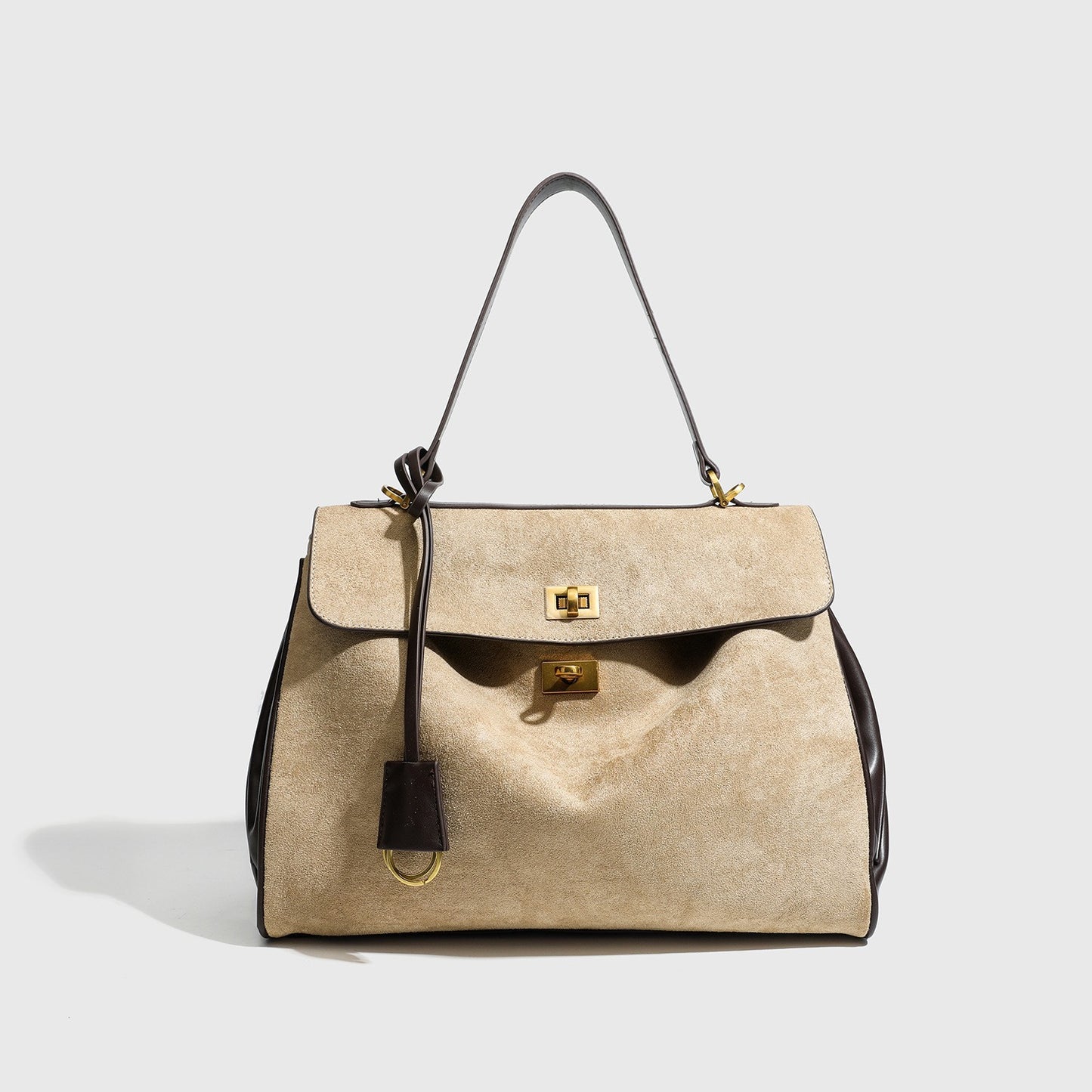 Women's Callie Smooth Calfskin Portable Underarm Commuter Women's Messenger Bag