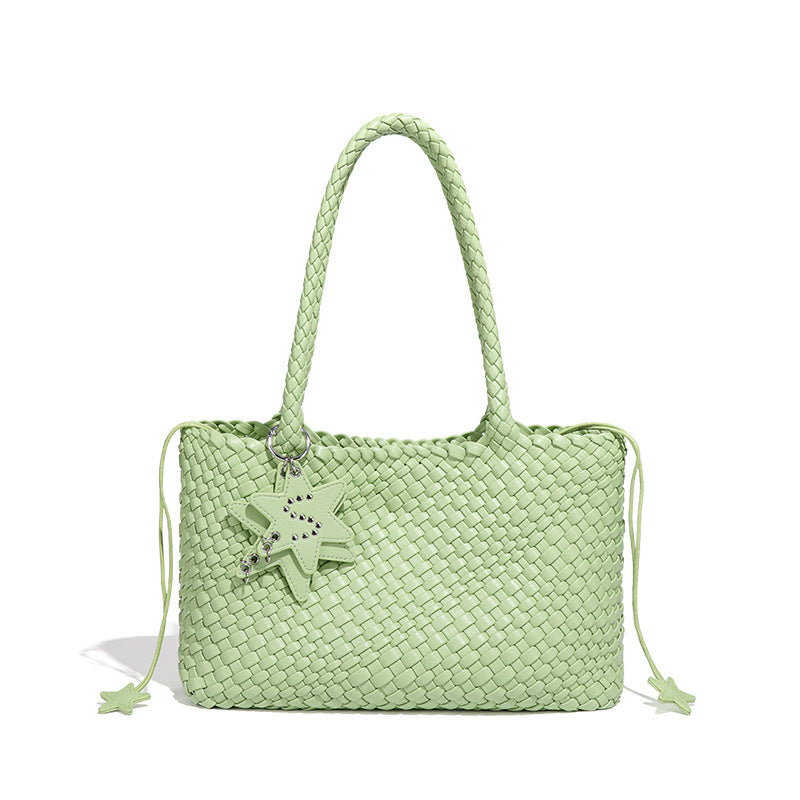 Five-pointed Star Ornaments Woven Design Large Capacity Bags