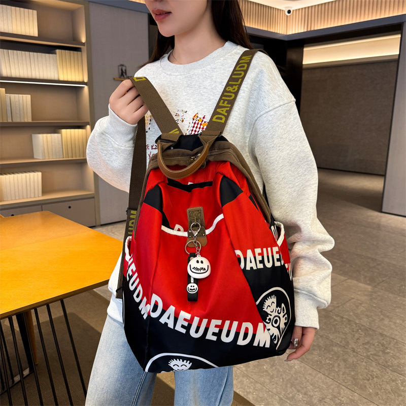Women's High-grade Fashion Oxford Cloth Canvas Waterproof Leisure Backpack