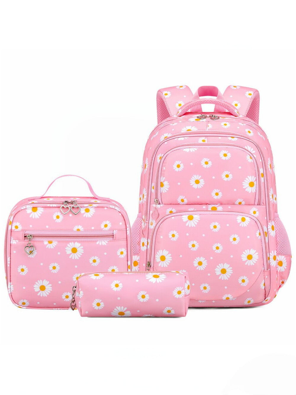 Little Daisy Three-piece Set Large Capacity Spine Women's Backpack
