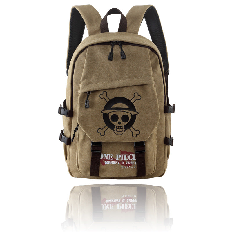 Beautiful Men's Canvas Simple Korean Style Leisure Backpack