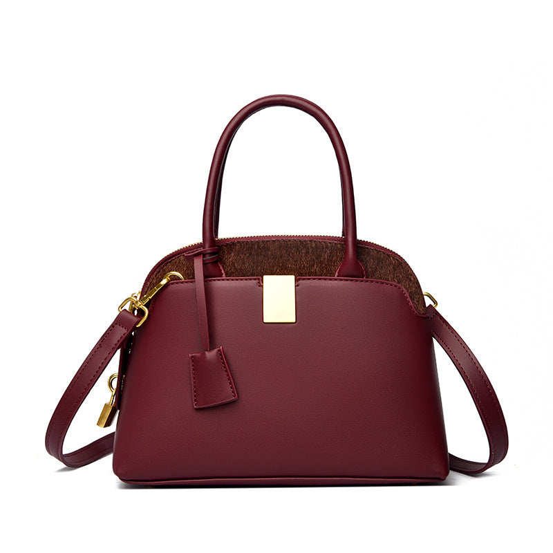 Women's Exquisite Cowhide Shell High-grade Genuine Leather Fashion Trendy Women's Handbag