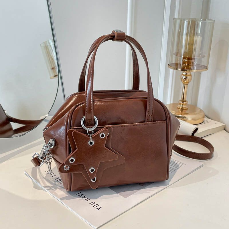Korean Style Niche Macron Color Lightweight Trendy Shoulder Bags