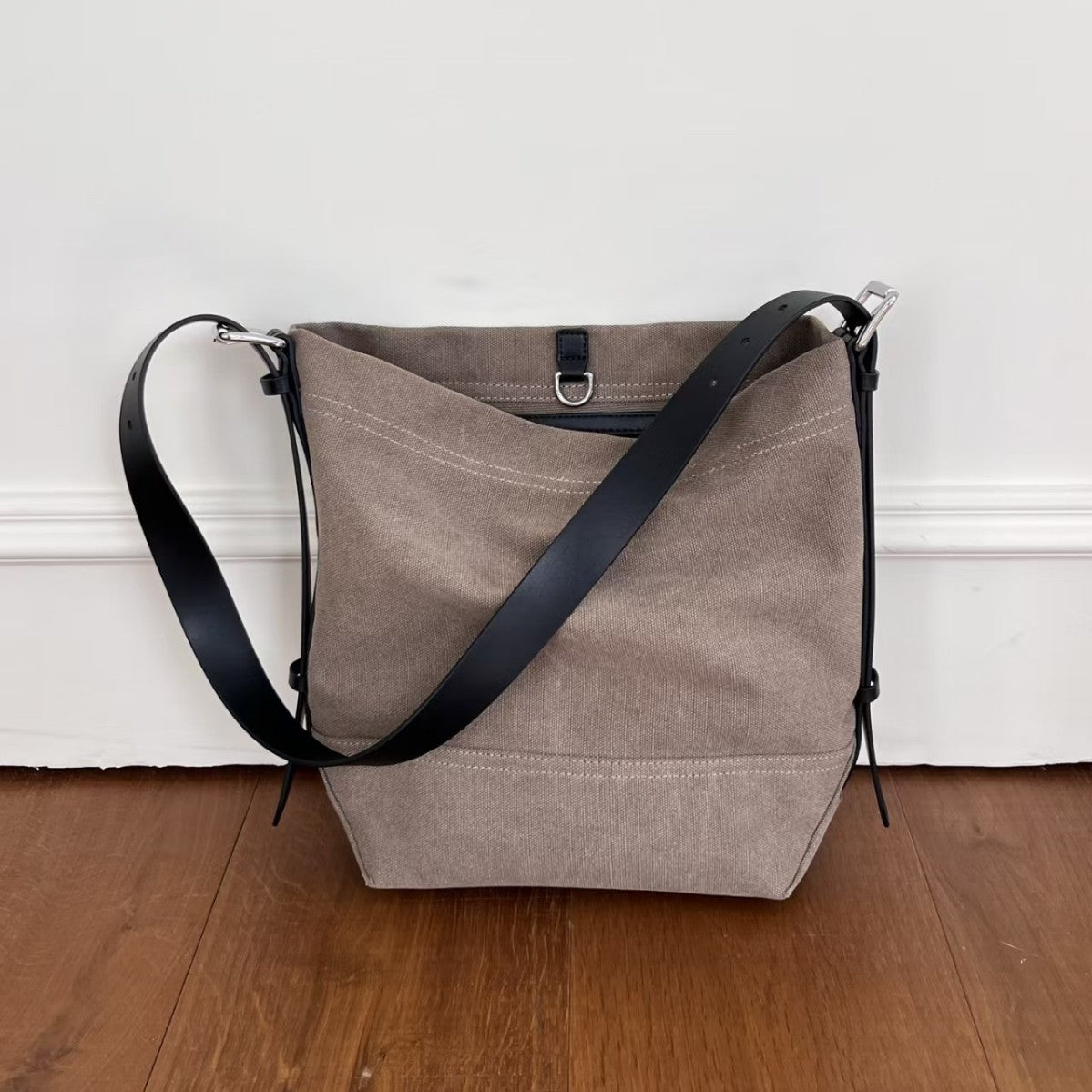 Women's & Men's Back Again Show Distressed Fabric Large Capacity For Bags