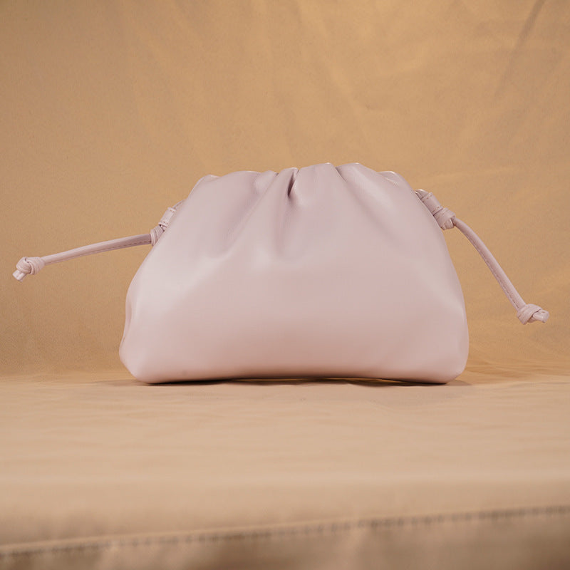 Women's Pleated Dumpling Commuter Solid Color Simple Bags
