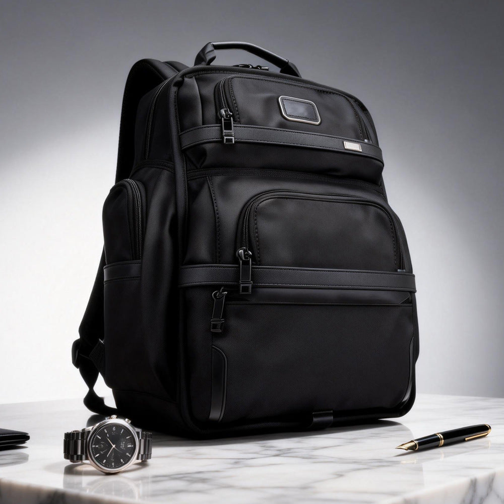 Men's High Quality Version Ballistic Nylon Classic Commute Business Backpack