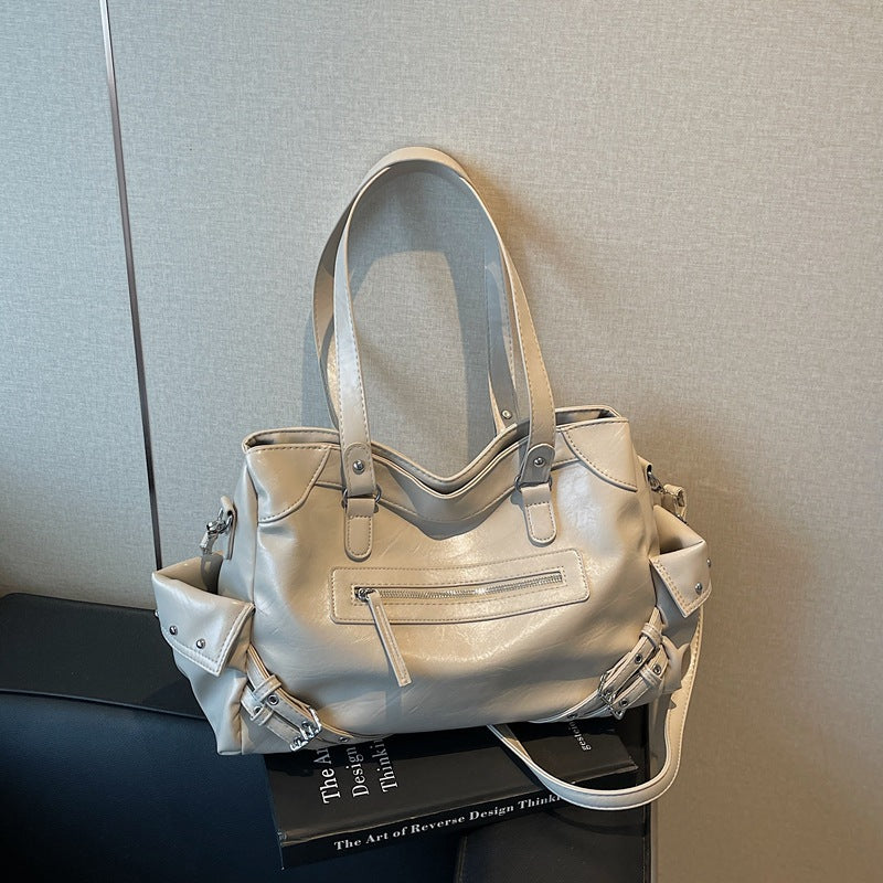 Women's Retro High-grade Large Capacity For Simple Tote Bags