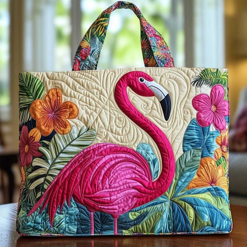 Unique Printed Personalized Flower Design Canvas Women's Handbag