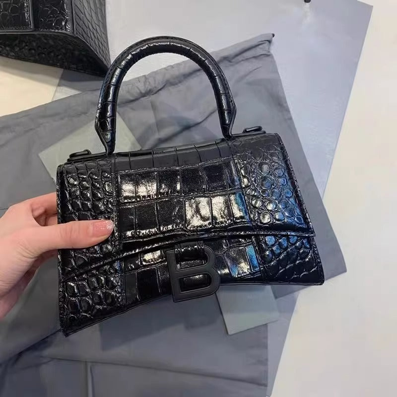Women's Genuine Leather High Sense Cowhide Version Crocodile Pattern Women's Handbag