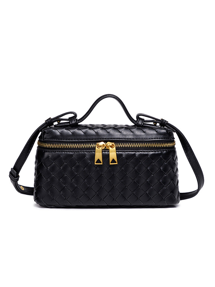 Hand-woven Fashion Lunch Box Practical Trend Women's Shoulder Bag