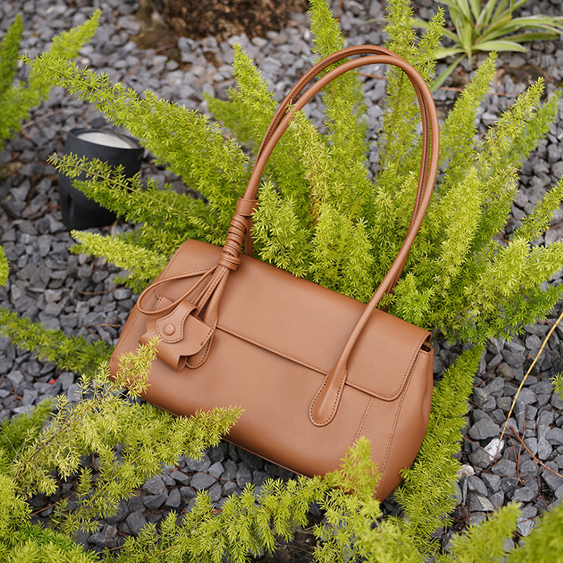 Women's Design Sense Early Spring Genuine Leather Handbags