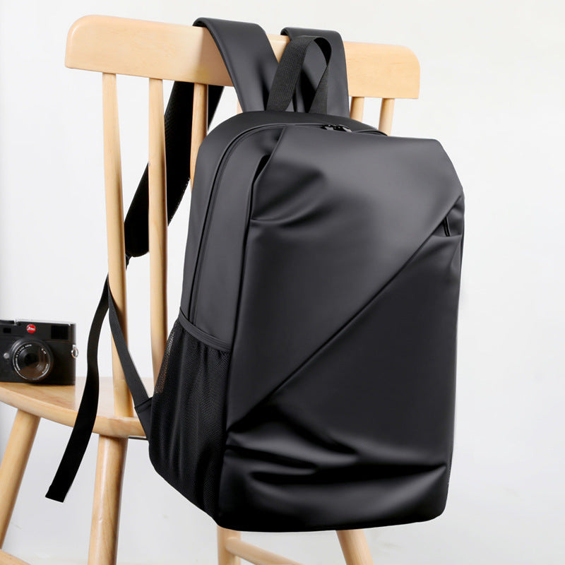 Men's Business Solid Color Lightweight Large Capacity Leisure Backpack