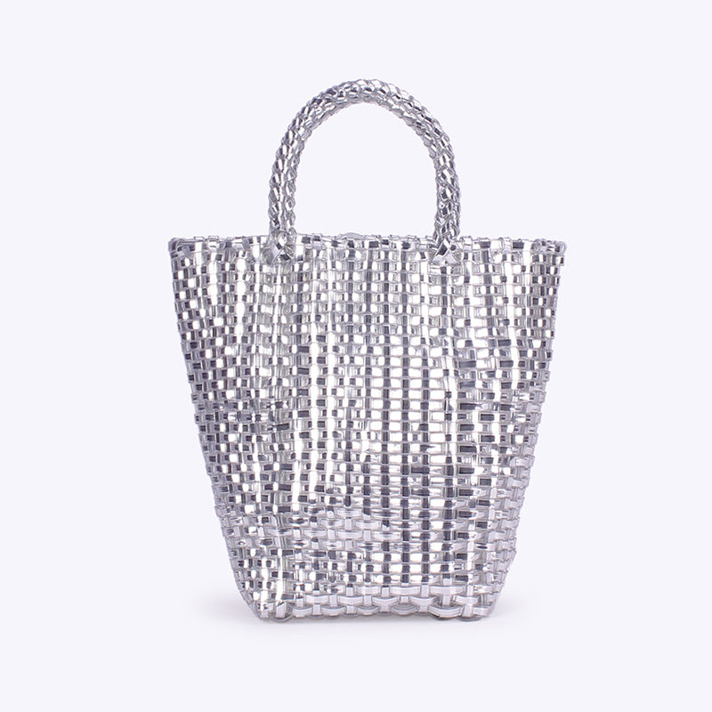 Simple Plastic Woven Daily Leisure Seaside Vacation Bags