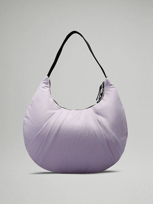 Women's Nylon Yoga Lightweight Large Capacity Horn Underarm Bag