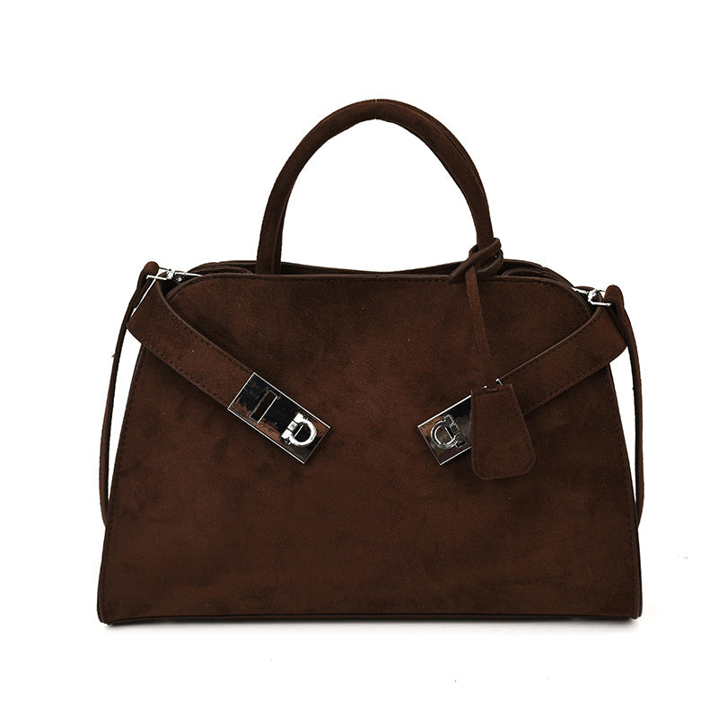 Women's Retro Frosted Leather Large Capacity Totes Women's Handbag