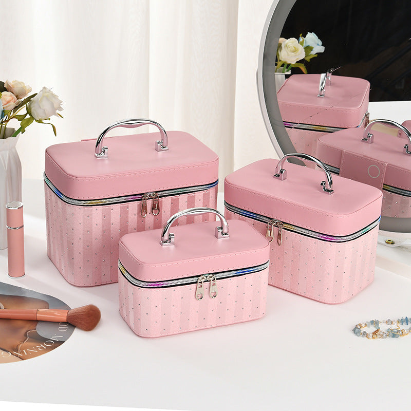 Capacity High-grade Home Storage Three-piece Set Makeup Bag