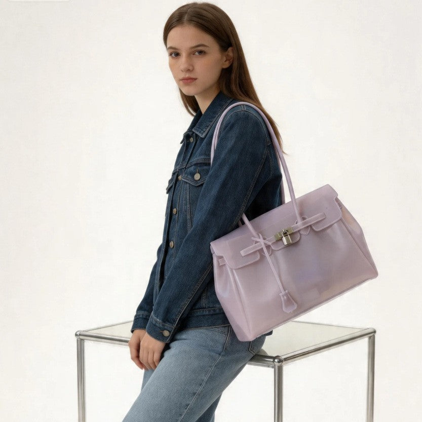 Gel Summer Commuter Fashion Transparent Large Capacity Bags