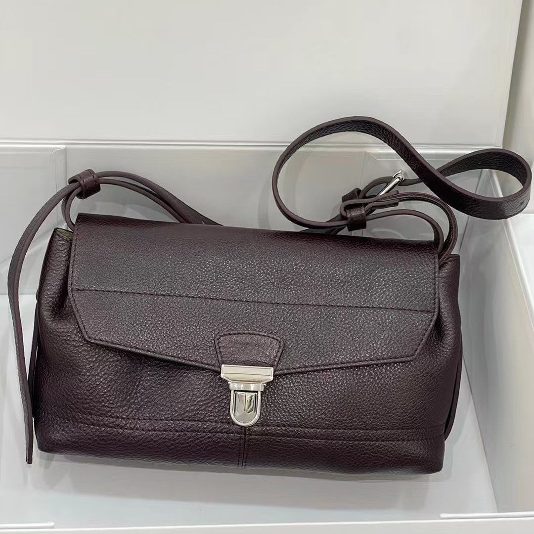Tanned Leather Motorcycle Large Capacity Vintage Bags
