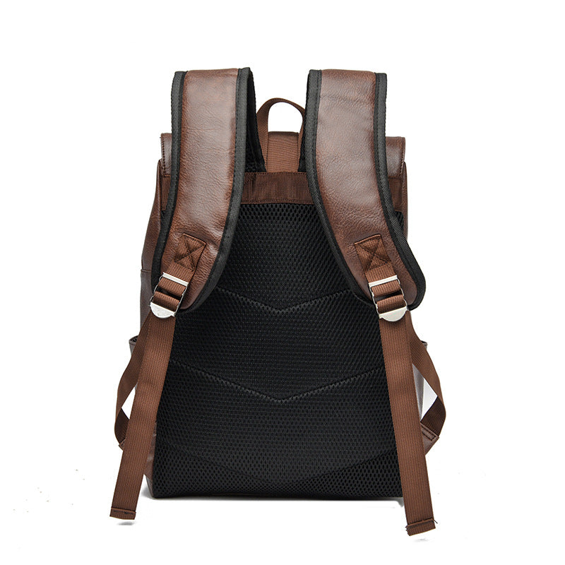 Men's Large Capacity Commute Retro Simple Business Backpack