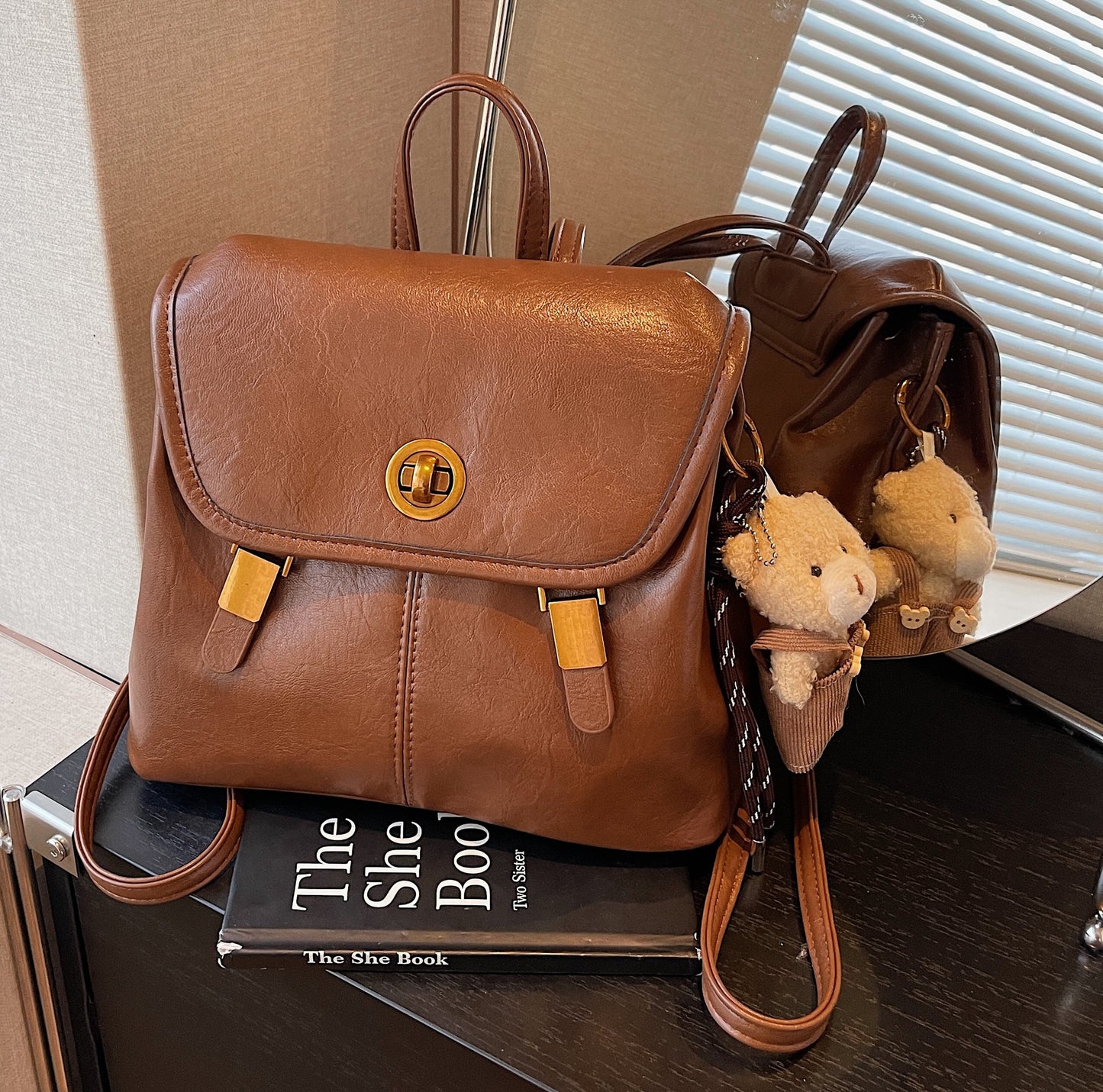 Women's Western Style Fashion Preppy Advanced Retro Backpacks