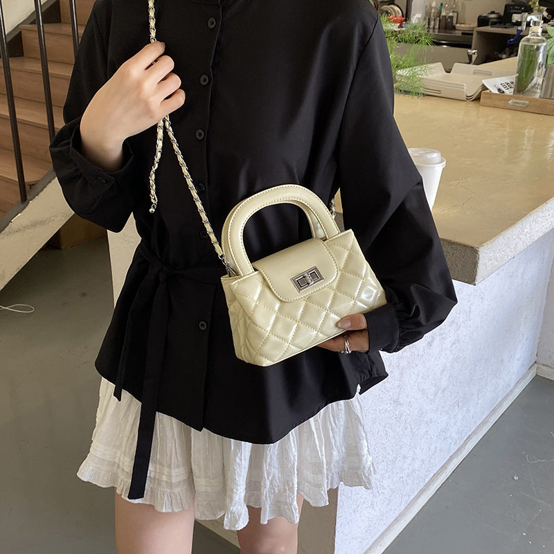 Women's Spring Fashion Simple Textured Design Women's Shoulder Bag