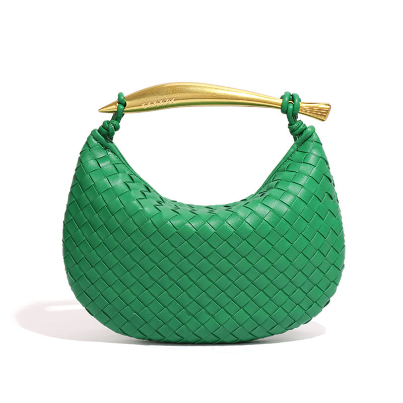 Sardine Woven Metal Underarm Portable Dumpling Women's Shoulder Bag