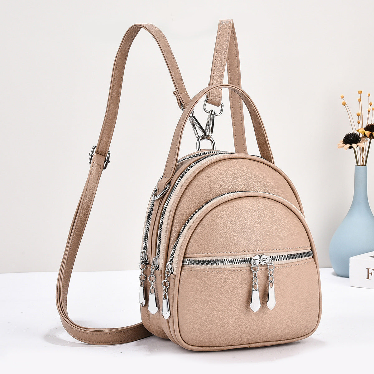 Large Capacity Female Lady Mom Soft Women's Backpack