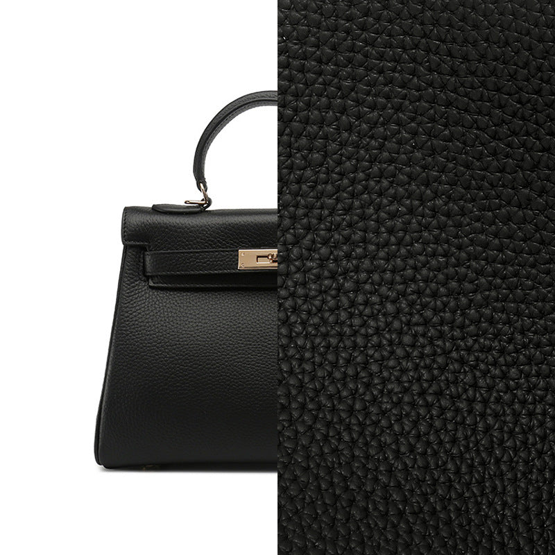 Women's Kelly First Layer Cowhide Large Capacity Genuine Leather Platinum Cali Bags