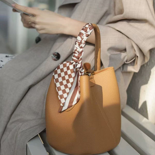 Fashion Durable Women's High-grade Mini Portable Bucket Bag